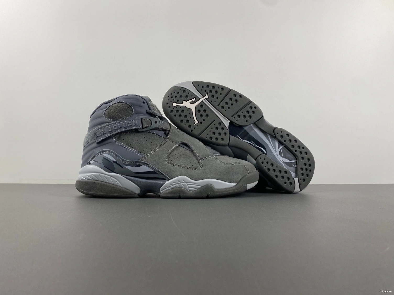 8 - Cool Men's Grey Jordan Retro 305381-014 1014
